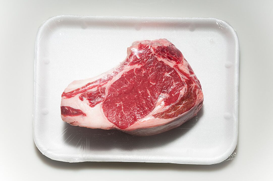 Many foods, such as red meat, are excluded from the gout diet menu. 